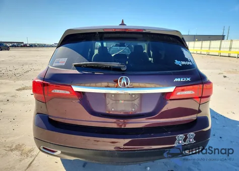 2014 Acura Mdx Technology from USA, damaged, VIN 5FRYD3H43EB009475